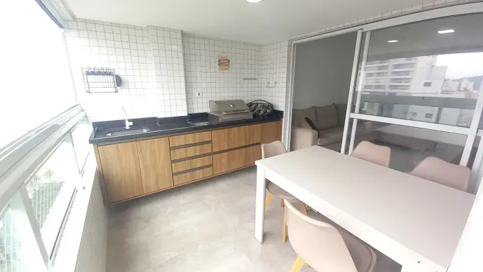 MARAVILHOSO Apartamento 3 suítes, 2 vagas, Lazer Top, na Guilhermina - Praia Grande - SP