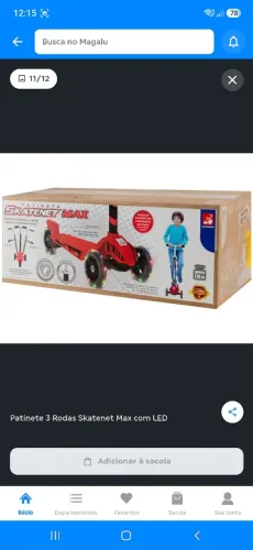 Patinete led