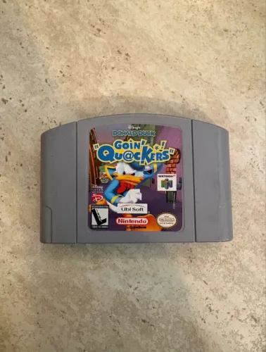 Jogo pato Donald Duck: Goin' Quackers nintendo 64