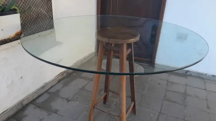 Tampo Vidro Temperado Redondo 110cm 10mm Mesa Jantar