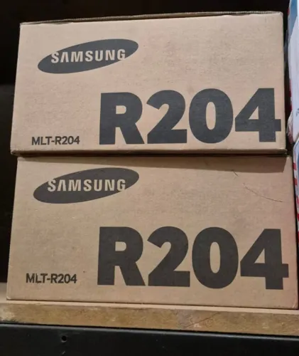 Lote com 2 Fotocondutor Samsung Mlt - R204 Original Novo Caixa Boa e Caixa Avariada