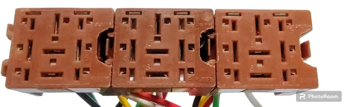 Tomada soquete original relé eletro ventilador Meriva. 