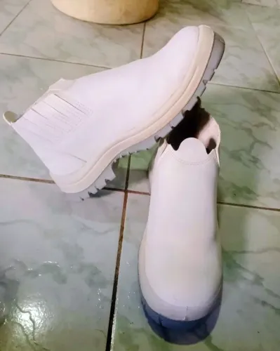 Bota de segurança branca n°40