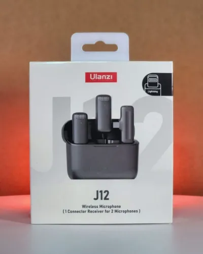 Lapela Ulanzi J12 Microfone Com Dois Mic