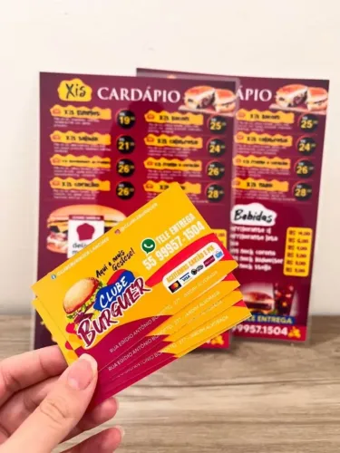 Cartão de Visita e Cardápio Personalizado Para sua Empresa
