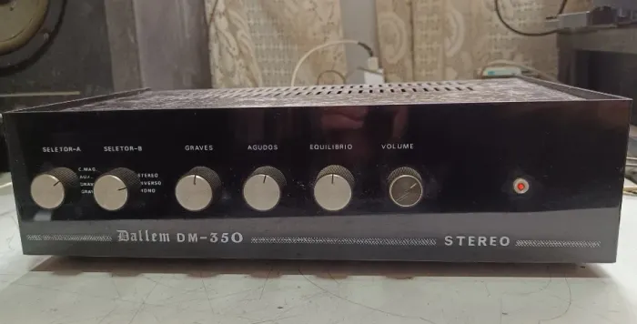 Potencia Amplificador Dalem Dm 350 Em Bom Estado Funcionando