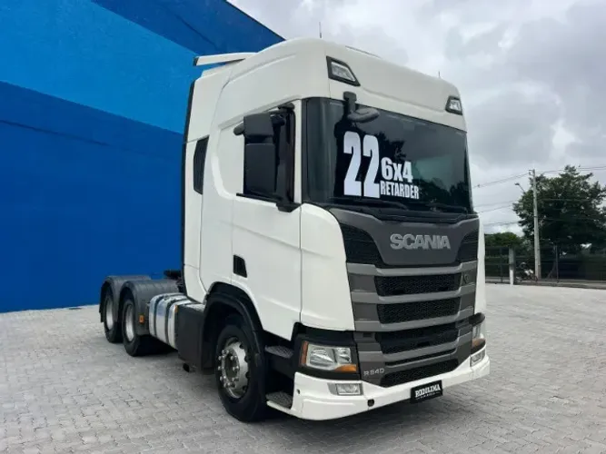 Caminhão Scania R 540 6x4 Ano 2022 13 Marchas Com Freio Retarder