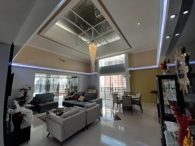 Cobertura Ed "Terrazo di Paula" Horizontal 260m² decorada sacadas 3 suítes 4 gar. Umarizal