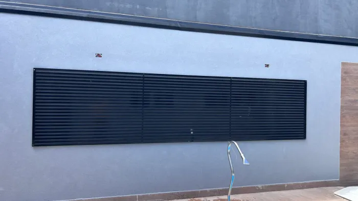 Portão grade de ferro 5,00 X 1,20mts perfil 20x30mm pintado