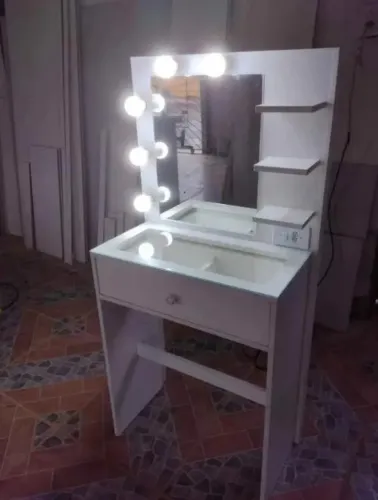 Penteadeira camarim princesa com iluminação