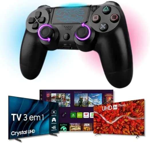 Controle Tv Samsung Cu8000 Cu7700 Au7700 Bu8000 4k Xbox