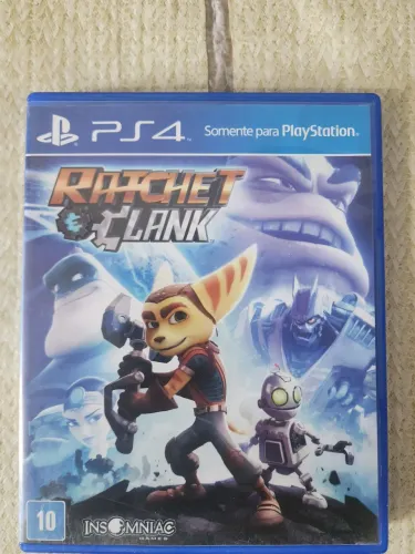 Leia Jogo para PS4 PS5 usado Mídia Física Ratchet e Clank Capa Azul