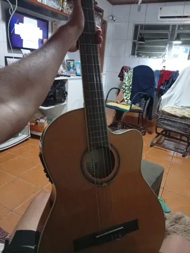Violão  Elétrico/acústico michael VM 225FNA