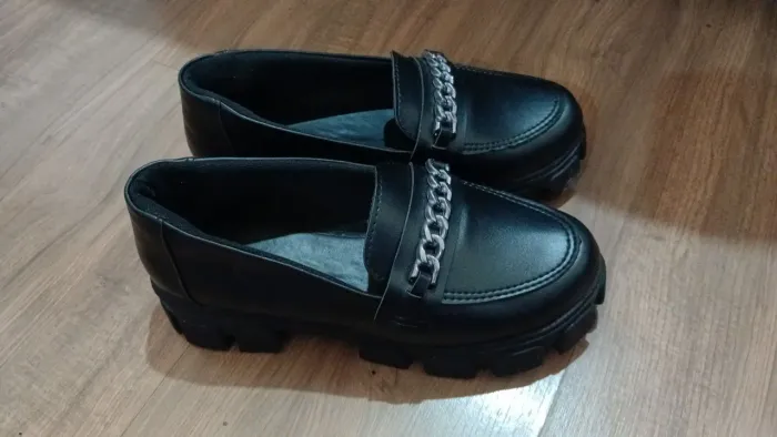 MOCASSIM TRATORADO PRETO 