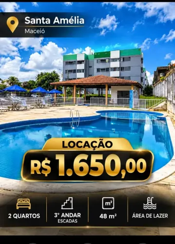 Alugo Apto com 2 quartos com varanda na Santa Amélia