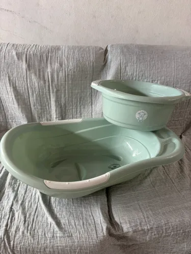 Kit Banheira, trocador e Bacia Bebê 