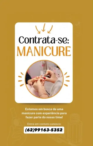 Vaga para manicure