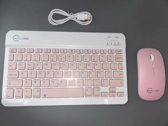 Kit Teclado e Mouse Bluetooth