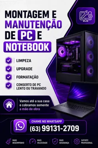  Montagem e Manutenção de PC e Notebook