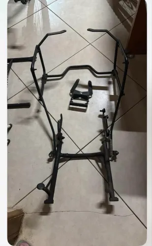 Suporte baú ,cavalete ,suporte celular ,vela original 2 câmeras para sahara 300