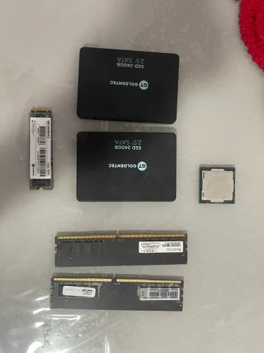 Memórias/hd SSD/ precessador i3 10 geração 