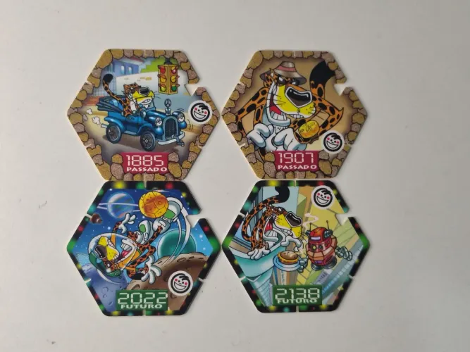 4 tazos Cheetos na Máquina do Tempo - 2003