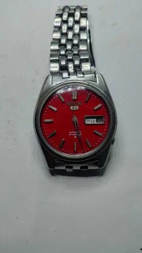 Relógio Seiko 6119 vermelho raridade