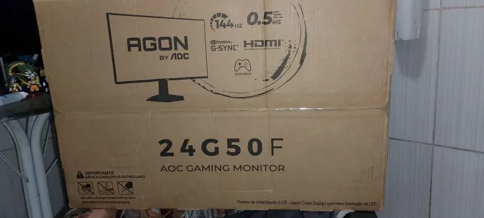 Vendo monitor Agon 24 polegadas, AOC, seminovo