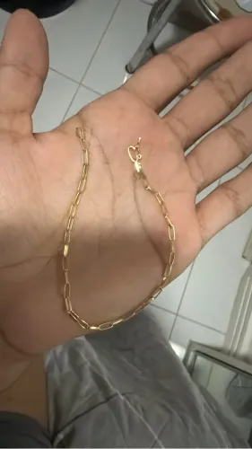 Pulseira de ouro 18k legítima 2g