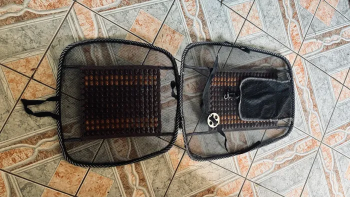 Encosto Assento Massageador Ortopedica Bolinha Madeira Carro