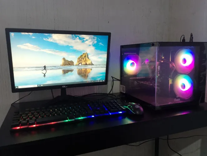 PC GAME BRANCO INTEL CORE I5 3.4GHZ PLACA GERFOCE 