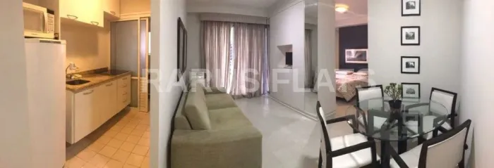 Flat para alugar no Brooklin - Edifício Mandarim - Cód. UHN07957