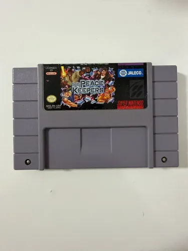 The Peace Keepers Original SNES Super Nintendo - Salvando e Testado