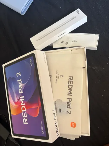 Redmi Pad 2 8/256GB + Caneta Original + Teclado + Mouse + Capas