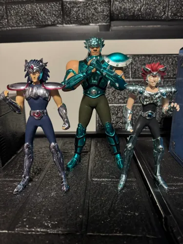 3 Estátuas Cloth Myth Ex Cavaleiros de prata