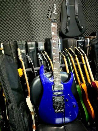 guitarra Ibanez rg370 dx blue haze Floyd Rose 2006 /ñ Gibson epiphone prs fender esp ltd
