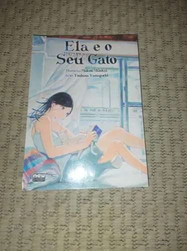 Ela e o seu Gato Mangá Volume Unico