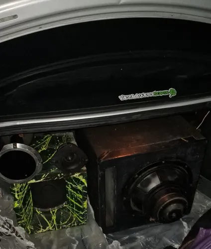 som automotivo completo com modulo e fonte 