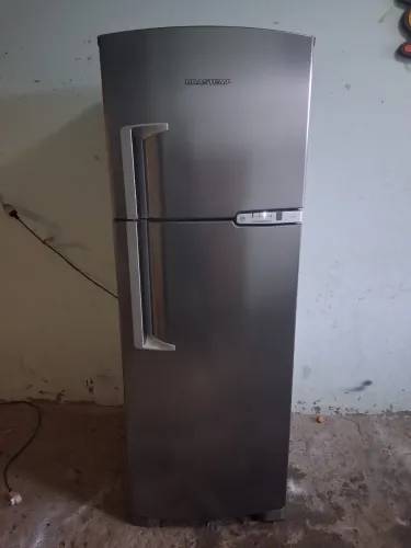 Geladeira inox duplex frost free 110vts 354 litros