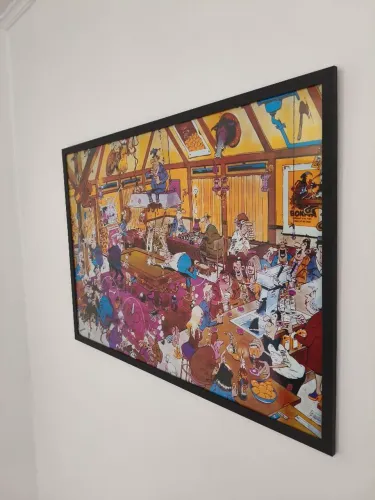 Quadro exclusivo decorativo sinuca bares 90 x 60