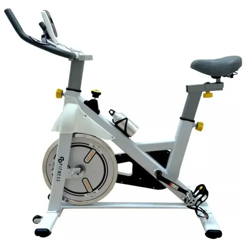 Bicicleta Ergométrica Spinning 10kg Força Inércia Cor Branco