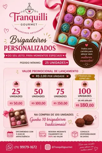 Brigadeiro personalizado 