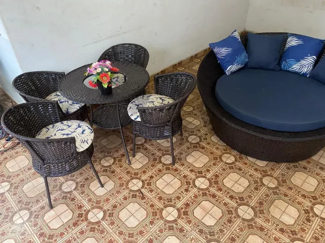 Conjunto de Chese alto padrão de área externa 