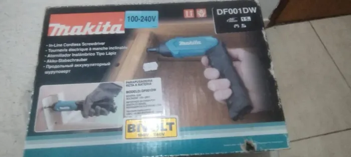 Parafusadeira Dobrável Makita Df001dw + Maleta 81 Acessórios