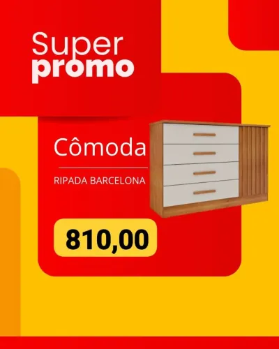Cômoda ripada Barcelona