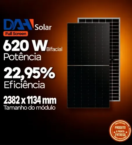 Placa solar 620w , Pronta Entrega na Serra