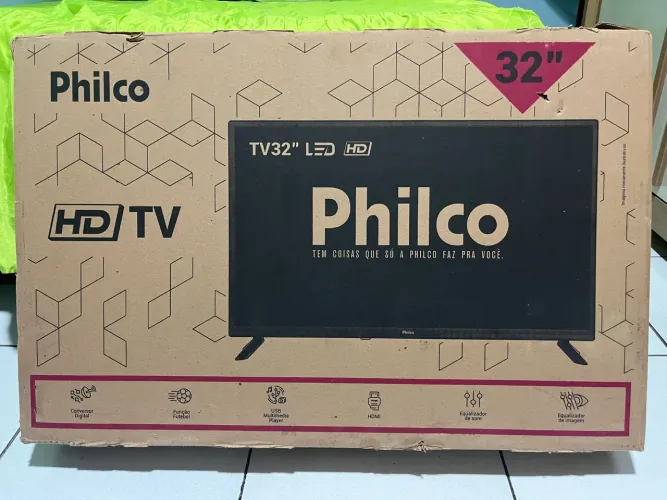 TV Philco 32? Led HD PTV32T10EDP com Conversor Digital - NÃO É SMART