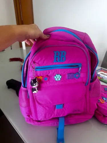 Mochila e lancheira Rebeca Bombom