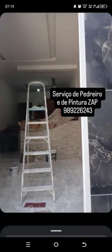 Pedreiro e Serviço de pintura ligue.