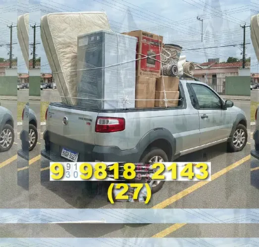 Mudança fácil e rápida! Frete seguro para sua casa e escritório! Contate já!